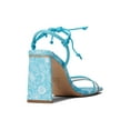 thumbnail image 5 of Schutz Gianna Transparente/River Acqua/White Squared Open Toe Heeled Sandals (Transparente/River Acqua/White, 10), 5 of 5