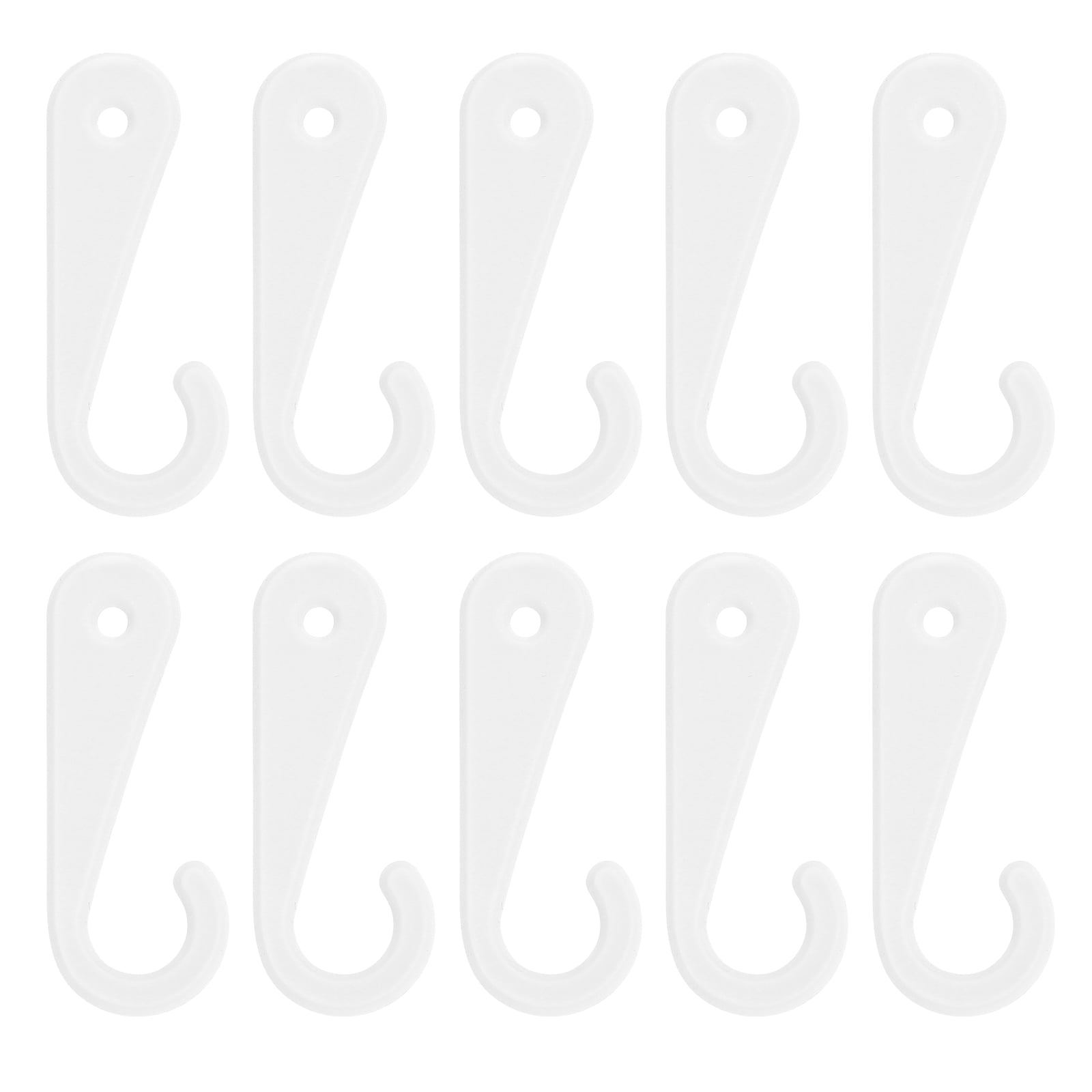 Raindrops 1500 pcs Sock Display Hooks Plastic J-Hooks for Sock Underwear Hat Hanging