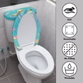 thumbnail image 3 of HELLHERO Turtle Bathroom Seat Covers with Universal Set of 2 Toilet Cover 17"x21" for Stretch, 3 of 8