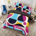 thumbnail image 4 of Colourful Geometric Shapes Four-piece Duvet Cover Set, 4 of 4