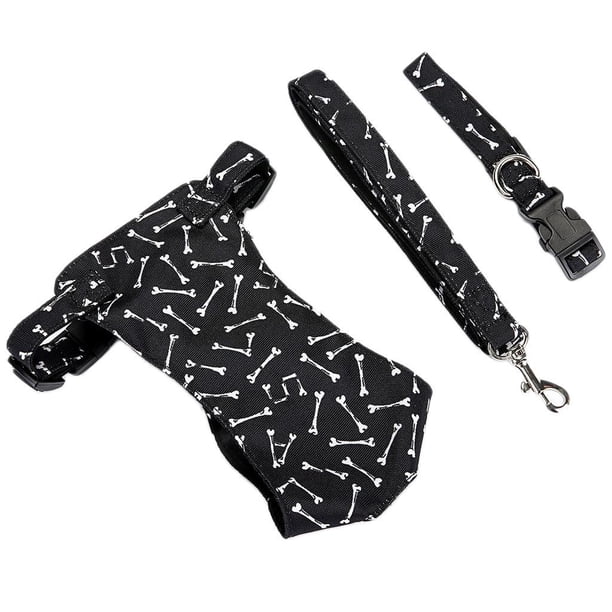 Arnés para perros perfecl Correa de tracción Conjunto de arnés Negro