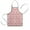 Pink Christmas Snowman, variant on Red and Green Christmas Pattern Kids Aprons for Girls and Boys,Adjustable Neck Strap Toddler Aprons for Kids Cooking Baking