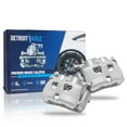 thumbnail image 4 of Detroit Axle - Front Brake Kit for 2010-2011 Ford F-150, 2010-2021 Expedition Lincoln Navigator Drilled Slotted Brake Rotors Brake Calipers w/Brackets Ceramic Brakes Pads Replacement, 4 of 8