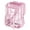Pink, variant on Clear Stadium Backpack - Premium PVC Transparent Bookbag for Concerts, Events, Venues, Purple