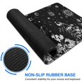 thumbnail image 6 of Long Mouse Pads for Desk,Black Gothic Sun Moon Flower Pattern Desk Mats on Top Of Desks, Desk Mouse Pad Extra Large with 3mm Non-Slip Base and Stitched Edge for Gaming,Office,Work,Home 31.5"x15.7", 6 of 6
