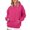 Hot Pink, variant on YEJIMAN Hoodies For Womens Oversized Sweatshirts Fleece Long Sleeve Shirts Pullover Fall Clothes With Pocket Womens Hoodies Hot Pink