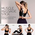 thumbnail image 4 of Roller, Ball and Massage Bar Pack. Foam Roller for Therapy, Muscle Massage, Pilates and Yoga. Fitness Foam Roller, 4 of 5