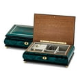 thumbnail image 4 of Walnut Veneer Mother of Pearl Inlay Music Box, 4 of 5