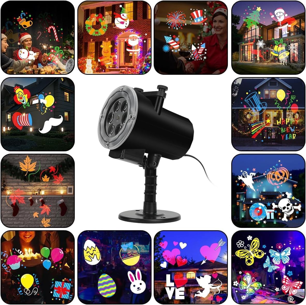 Panfright Halloween Projector, Christmas Projector Lights Indoor