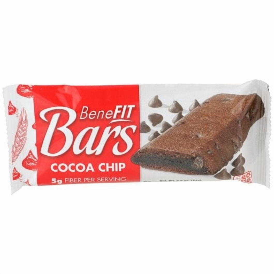 Cocoa Chip BeneFit Bars by Readi-Bake 2.5 Ounce | Value Pack of 12