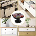 thumbnail image 7 of 4 Pcs Cabinet Handle Drawer Pulls Flower Knobs with Screws Square Furniture Office Cabinet Knob Decoration, 7 of 7
