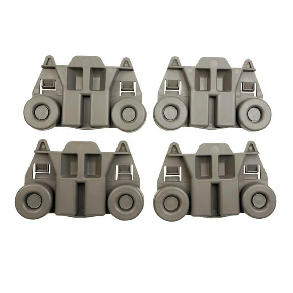 UPGRADED 4Pack W10195416V Dishwasher Lower Wheels Compatible with Whirlpool with Kenmore with Maytag Dishwasher Replacement for 4245021 AP4567523 EAP11722152 PS11722152