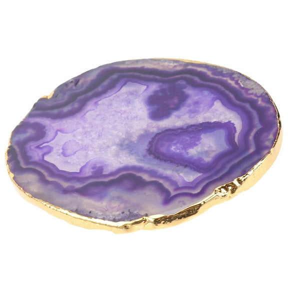 unbranded Agate Coaster Drinks Coaster Cup Mat Natural Sliced Agate Beverage Coffee Coaster