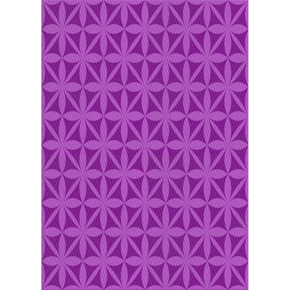 Ahgly Company Machine Washable Indoor Rectangle Transitional Dark Violet Purple Area Rugs, 2' x 4'