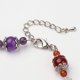 thumbnail image 3 of Pulseras delicadas de cuentas naturales y piedras preciosas (1 unidad), con topes de aleación y cierres de mosquetón de latón. Pulseras coloridas., 3 of 3