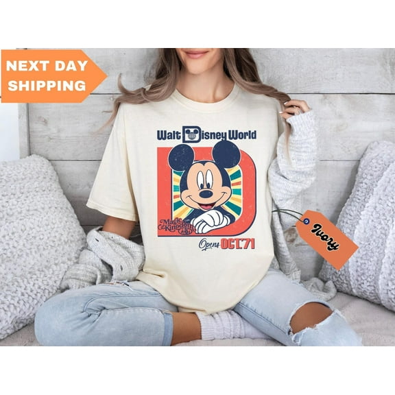 Vintage Walt Disney World Shirt, Retro Mickey Magic Kingdom Shirt, Vintage Disneyland T-Shirt, Disneyworld Family Shirts