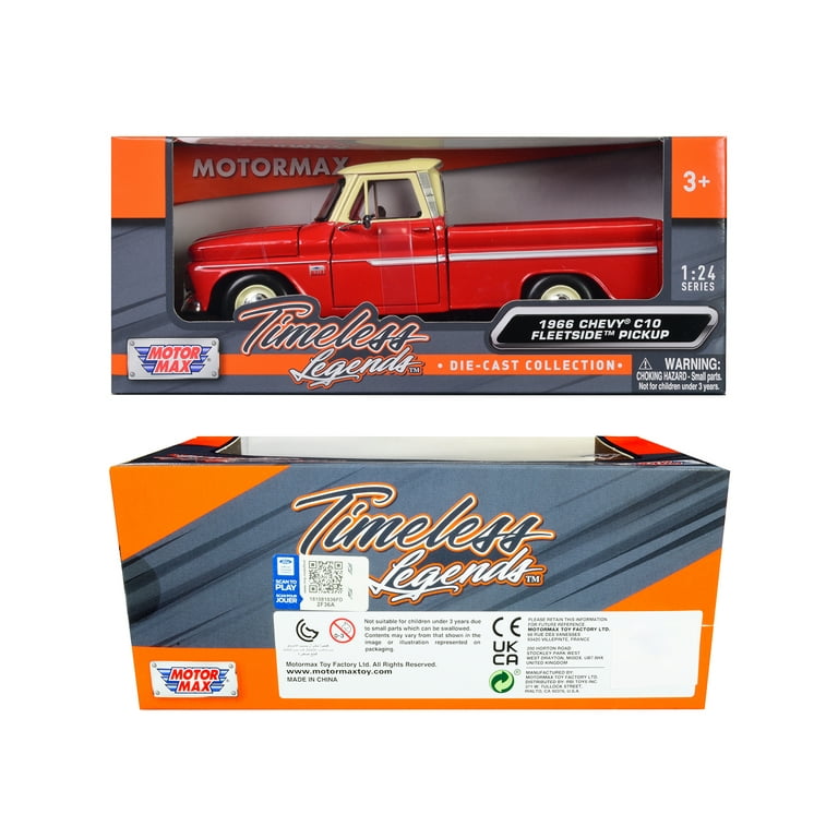 モーターマックス TL1/24 1966 シボレー C-10 CREAM Amazon.com