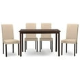 thumbnail image 2 of Baxton Studio Andrew 5-Piece Modern Dining Set, 2 of 2
