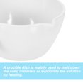 thumbnail image 4 of Uxcell Evaporation Bowl Melting Cup Pot with Handle 100ml Porcelain Crucible Dish, 4 of 5