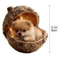 thumbnail image 3 of Adorno de Animales del Bosque Decoración para el árbol de Navidad, diseño caprichoso, material acrílico duradero, aporta un toque festivo para las fiestas, 8 cm, 3 of 6