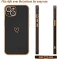 thumbnail image 4 of for iPhone 13 Case, Slim Shockproof Electroplated iPhone 13 Protective Phone Case, Black, 4 of 11