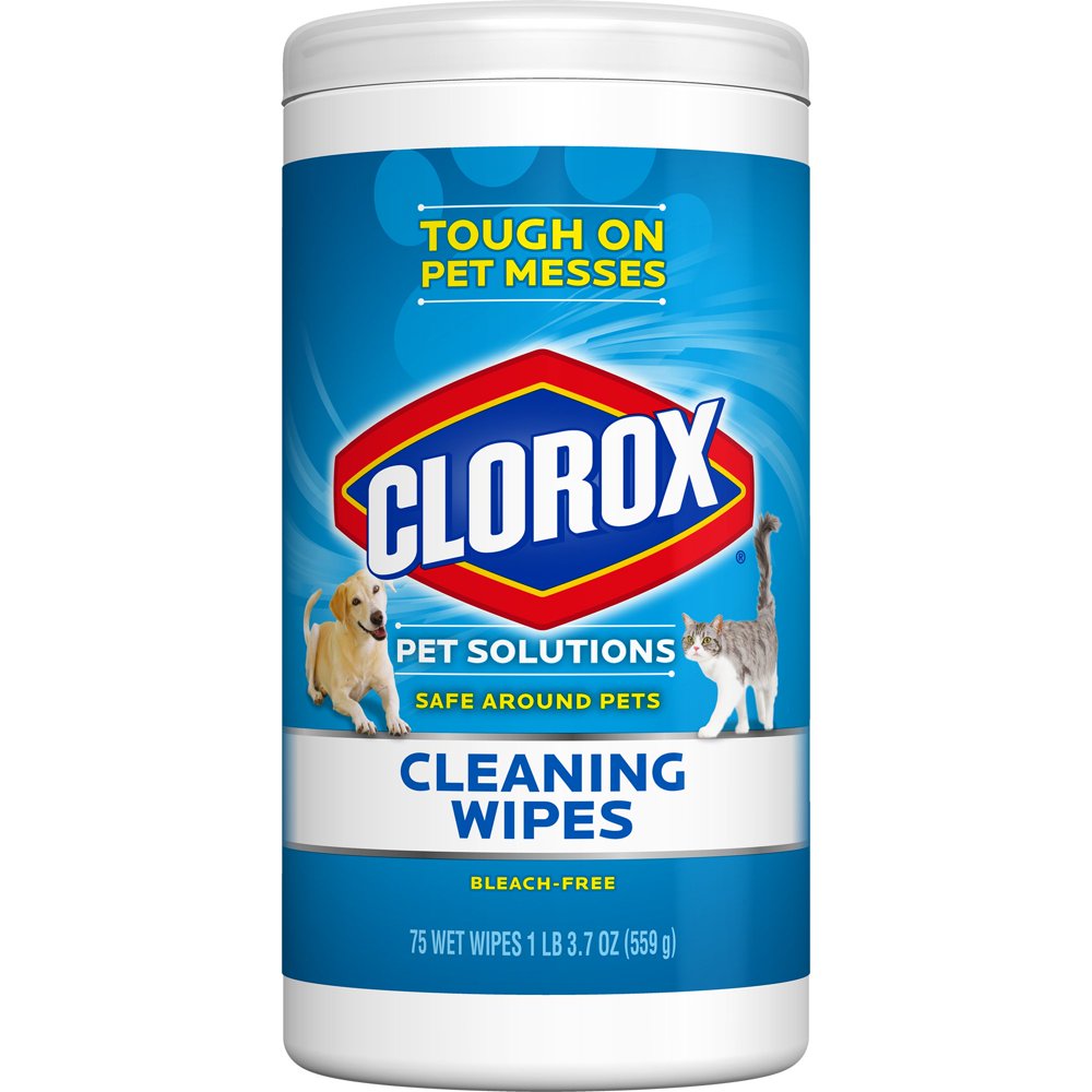 Clorox Pet Solution Clean Wipes 6/75 Ct