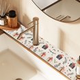 thumbnail image 2 of Yayeee Faucet Mat for Kitchen Sink 14.7" Diatomite Long Splash Guard Pad, Christmas Box Pattern, 2 of 7