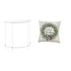 thumbnail image 1 of Mesa Auxiliar De Acrílico Para Espacios Pequeños Con Funda De Almohada Navideña, Mesita De Noche Delgada De Poliéster Para Decoración De Sala De Estar, Hogar Y Oficina., 1 of 8