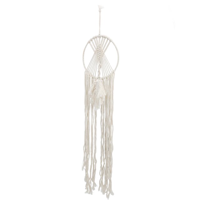 Emoshayoga Atrapasueños de Macramé, Cuerda de Algodón 20x95cm Atrapasueños Grandes Hechos a Mano para el Hogar