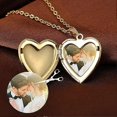 thumbnail image 4 of Personalized Photo Necklace for Women, Stainless Steel Heart Pendant, Love/Double Heart Design, Locket Necklace Jewelry for Mom Women Daughter, 4 of 5