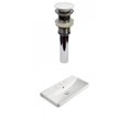 thumbnail image 1 of American Imaginations 23.82-in. W 3H8-in. Ceramic Top Set In White Color - Overflow Drain Incl. AI-30758, 1 of 8