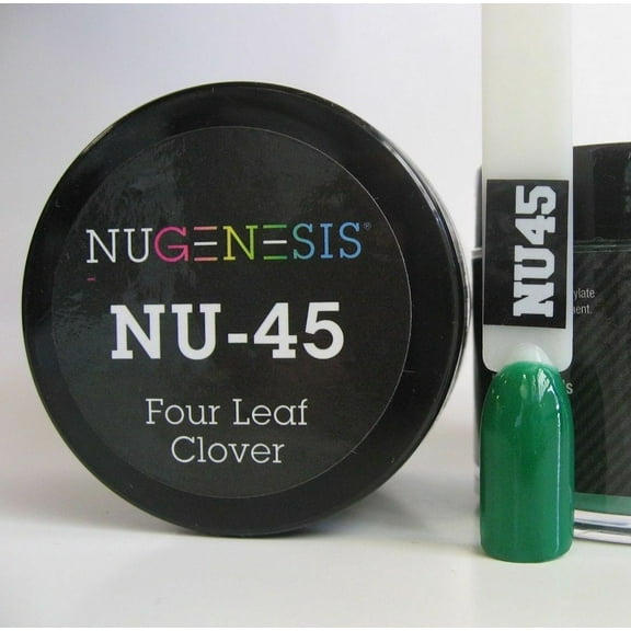 NUGENESIS Nail Color Dip Dipping Powder 1.5oz/jar - NU45 Four Leaf Clover