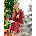 thumbnail image 2 of Avidlove Women Long Nightgown V Nek Nightshirt Sleepwear Full Length Sleepshirt with Pockets Long Sleeve Sleep Dress, 2 of 6