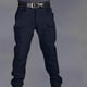 thumbnail image 1 of Pantalones largos para hombre, con botones, cremallera, informales, multibolsillos, deportivos, gruesos, 1 of 5