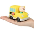 thumbnail image 2 of CoComelon Cars Toy 3 Pack - JJ, Tomtom & YoYo with School Bus, Fire Truck & Ice Cream Truck - Ages 2+, 2 of 5