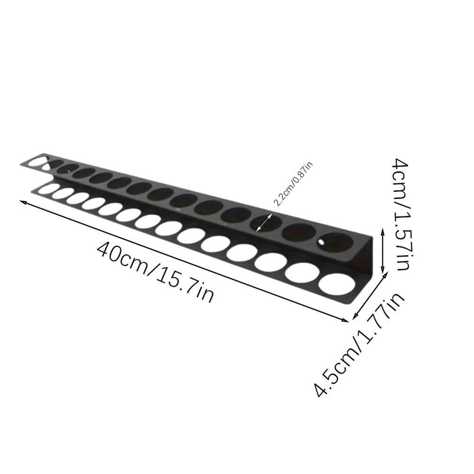 Screwdriver & Pliers Wall Rack - 14 Slot Metal Tool Organizer for Garage, Workshop or Toolbox, Durable Rustproof Screwdriver Holder with Mounting Hardware Included