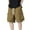 Brown, variant on Mlzmgr Plus Size Cargo Shorts for Men M-4XL Corduroy Wide Leg Short with Multi Pockets Summer Hiking Camping