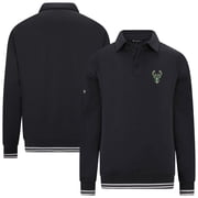 Men's Levelwear Black Milwaukee Bucks Sportsman Top