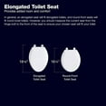 thumbnail image 2 of Kohler Cachet 75796-RL-0 Elongated Toilet Seat - Nightlight, Grip-Tight Bumpers - White, 2 of 6