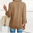 thumbnail image 5 of Duoif Womens Blazer Women's Casual Formal Long Sleeved Jacket Light Spring Summer Cardigan Blazers for Women Business Casual Khaki S, 5 of 5
