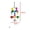 4, variant on Swing Hanging Standing Chewing Toy Hammock Climbing Ladder, Cage Colorful Toys Suitable for Budgerigar, Parakeet, Conure, Cockatiel, Mynah, Love Birds, Finches