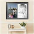 thumbnail image 2 of ArtToFrames Collage Photo Picture Frame with 2 - 16x24" Openings, Framed in Black with Mountain Grey and Black Mats (CDM-3926-1422), 2 of 8