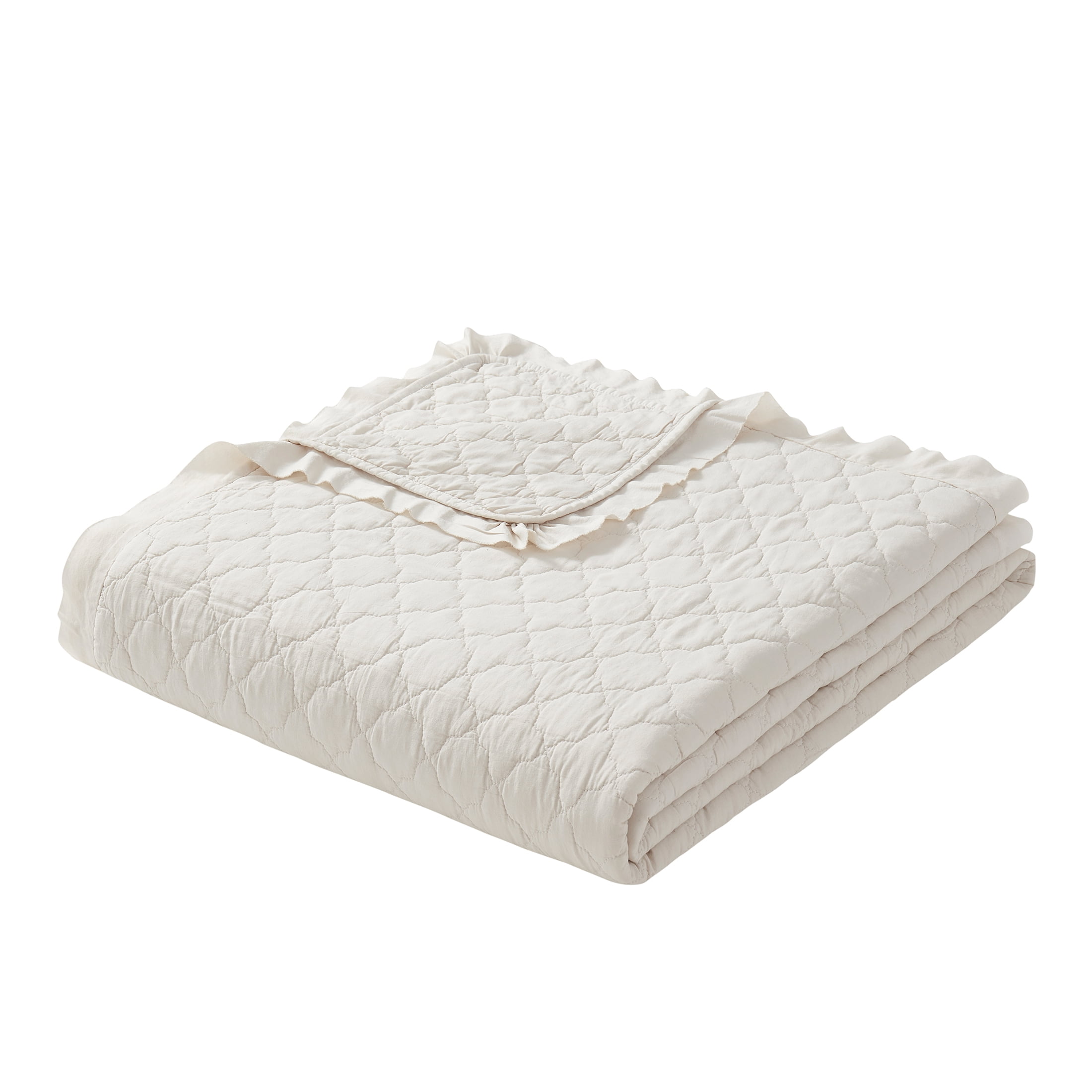 My Texas House Penelope Taupe 3-Piece Quilt Set, Full/Queen