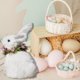 thumbnail image 4 of 2 Piezas de Juguetes de Conejos de Pascua de Peluche Suave, Accesorios de Fotografía, Arte para de Escritorio Yuyangstore Conejo de Pascua, 4 of 8