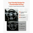 thumbnail image 4 of KFFKFF Steering Wheel for 2010-2014 Ford Mustang, Carbon Fiber Design with Flat-Bottom Shape, Leather Grip Featuring Textured Non-Slip Surface and Detailed Stitching, 4 of 9