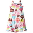 thumbnail image 1 of Sara's Prints Girls' Nightgown Ruffle Tank Gown Pajama, 1 of 1