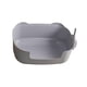 thumbnail image 5 of Cajas de arena abiertas Bandeja de arena para gatos con pala, Caja de arena para inodoro para gatos, gris, 5 of 9