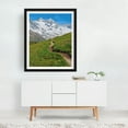 thumbnail image 3 of Path to the Alps - Zermatt Valais Switzerland Photography Mountain Landscape Scenic Nature Wilderness Summer Black Framed Wall Art Print 11 x 14 inches, 3 of 4