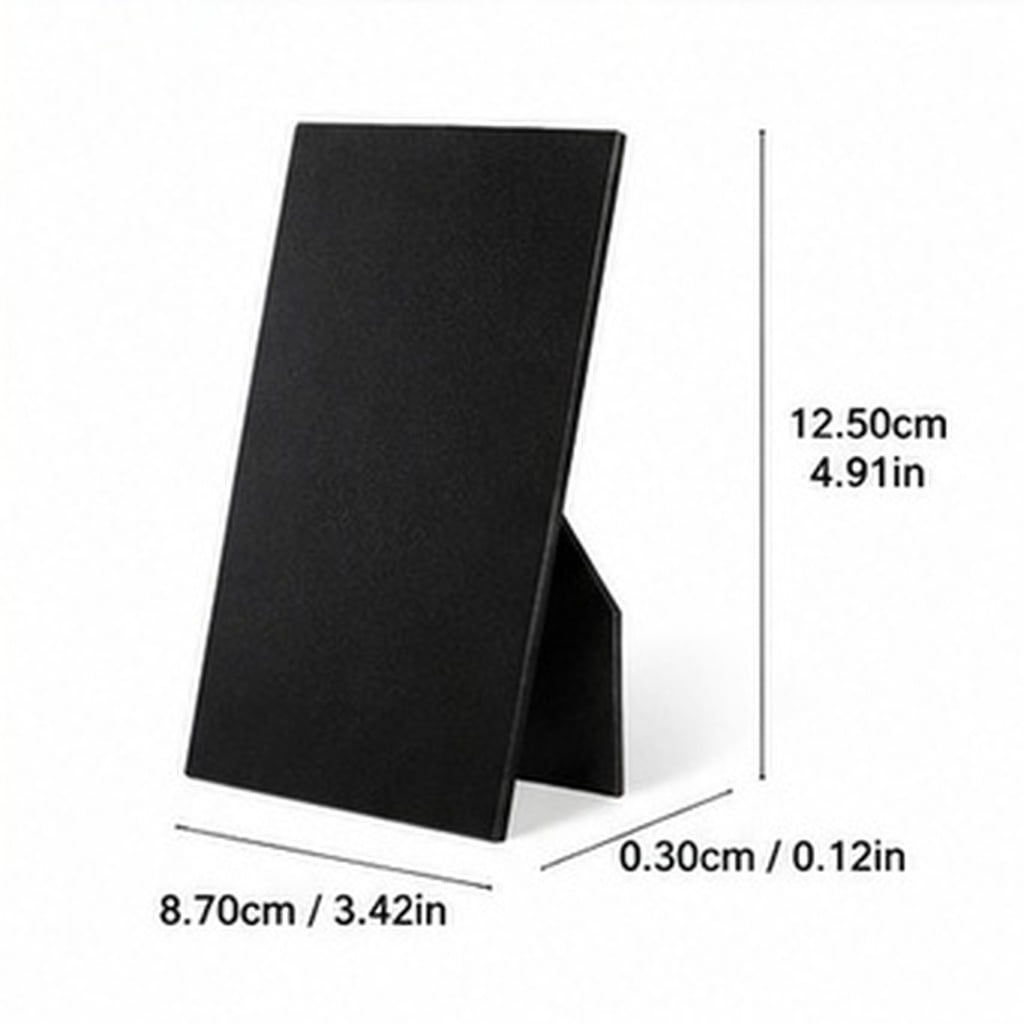 EXHUMKY 3pcs Picture Frame Backing Board 5 Inch Laminated Mdf Easel Stand