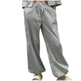 thumbnail image 1 of Pantalones de mujer de moda Pantalones completos Pantalones de traje de color sólido recto casual Fridja  alkflakhf35683, 1 of 8